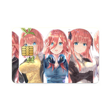 Load image into Gallery viewer, Anime The Quintessential Quintuplets Credit Card Skins (4-in-1 Pack)
