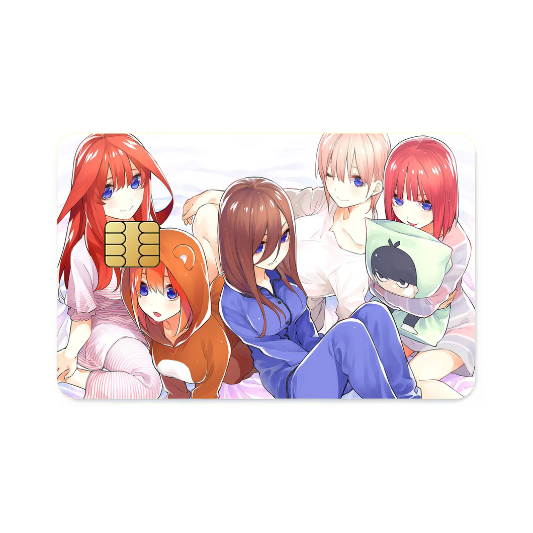 Anime The Quintessential Quintuplets  Credit Card Skins (4-in-1 Pack)