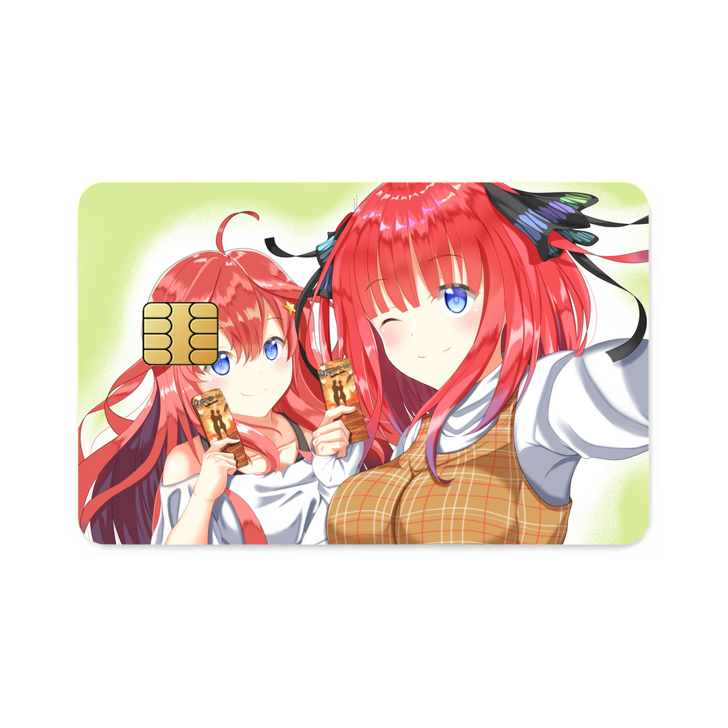 Anime The Quintessential Quintuplets  Credit Card Skins (4-in-1 Pack)