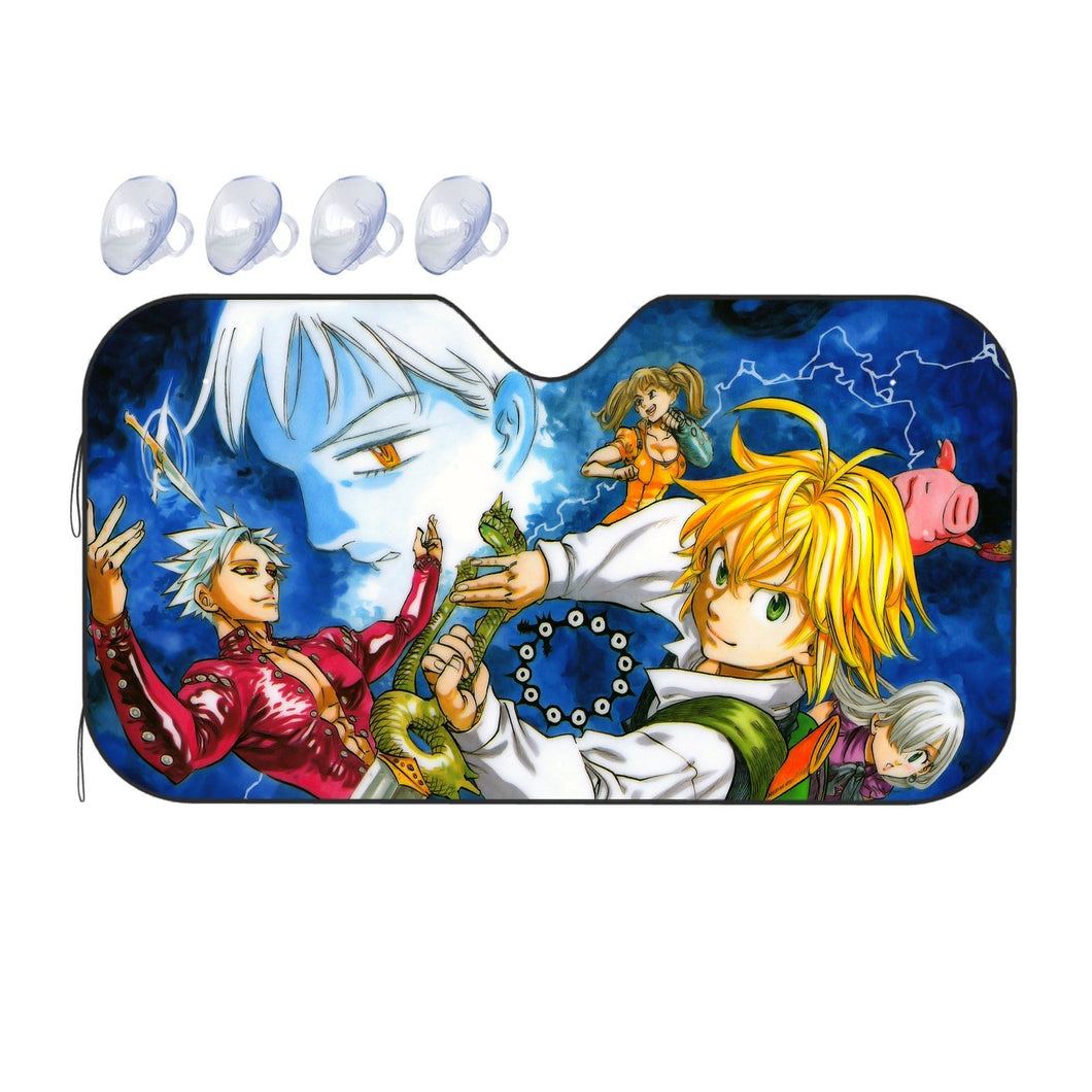 Anime The Seven Deadly Sins Car Sunshade