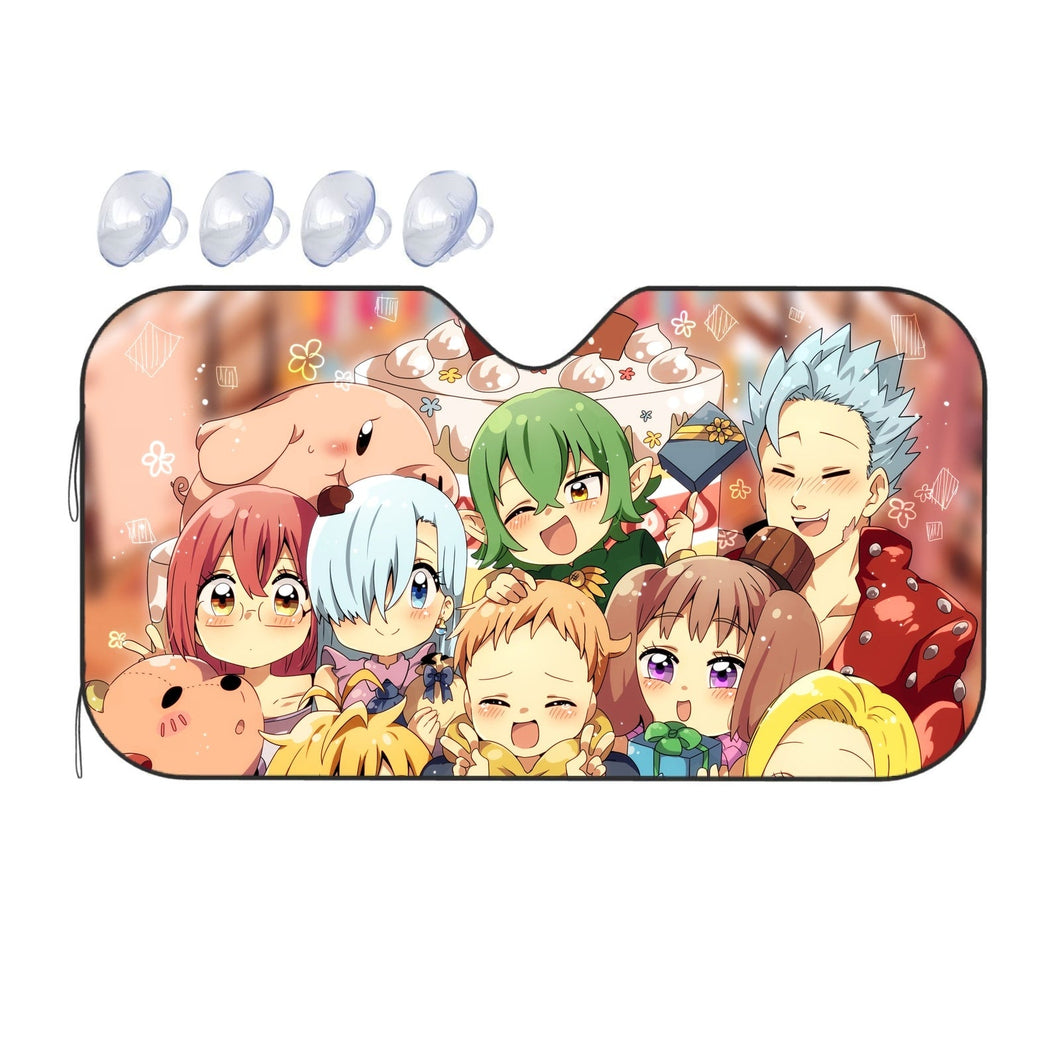 Anime The Seven Deadly Sins Car Sunshade