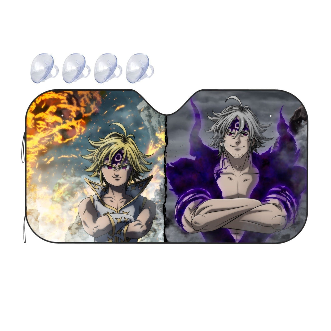 Anime The Seven Deadly Sins  Car Sunshade