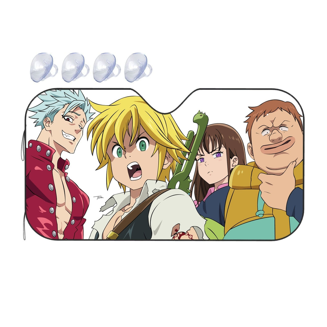 Anime The Seven Deadly Sins Car Sunshade