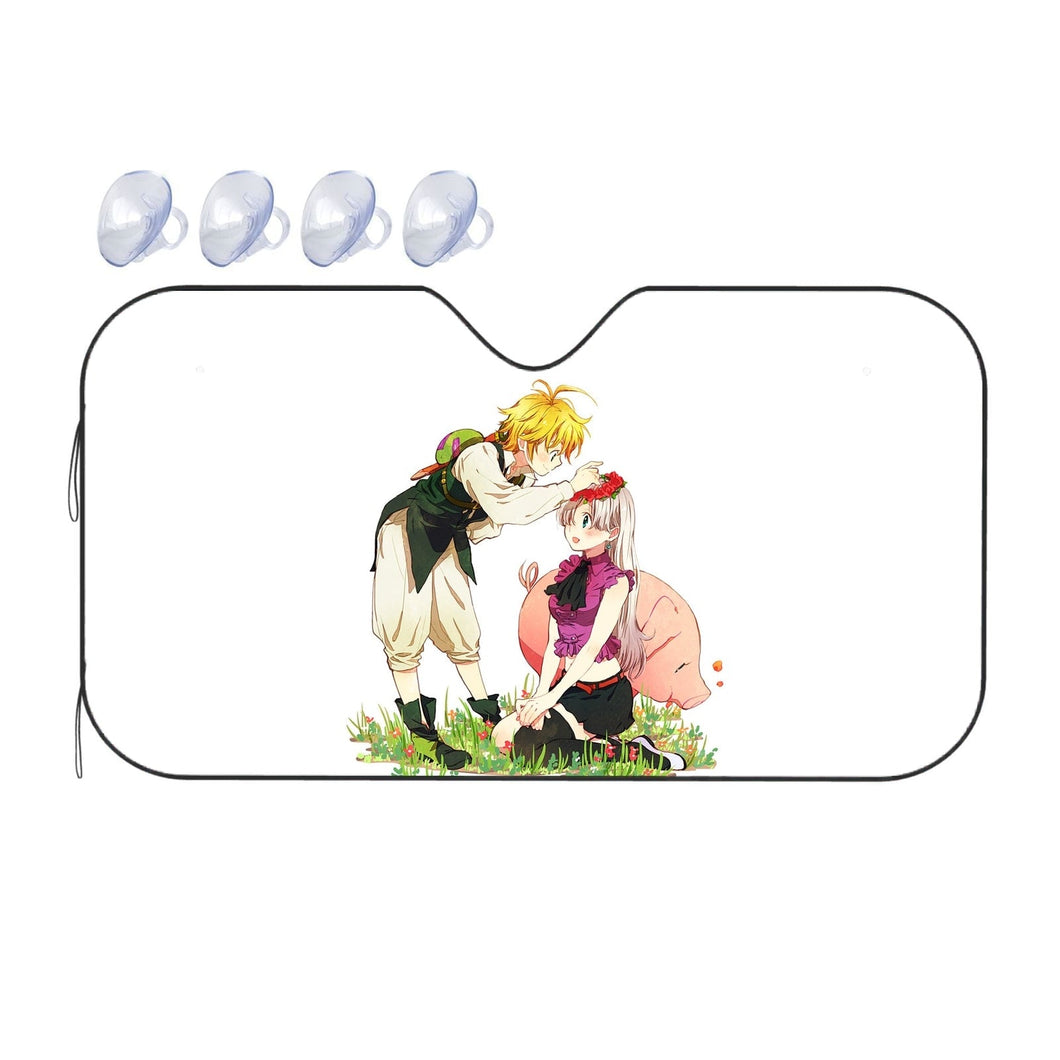 Anime The Seven Deadly Sins Car Sunshade