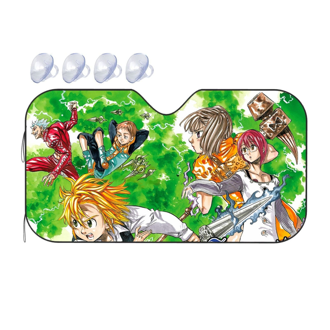 Anime The Seven Deadly Sins Car Sunshade