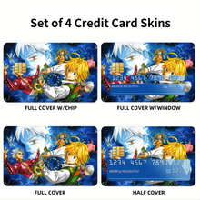 Load image into Gallery viewer, Anime The Seven Deadly Sins Credit Card Skins (4-in-1 Pack)

