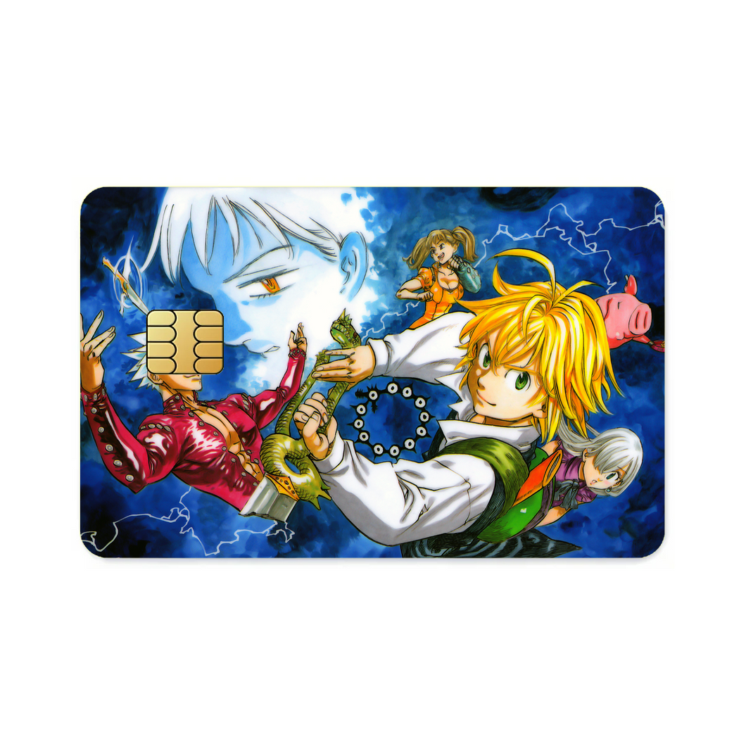 Anime The Seven Deadly Sins Credit Card Skins (4-in-1 Pack)