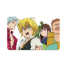 Load image into Gallery viewer, Anime The Seven Deadly Sins Credit Card Skins (4-in-1 Pack)
