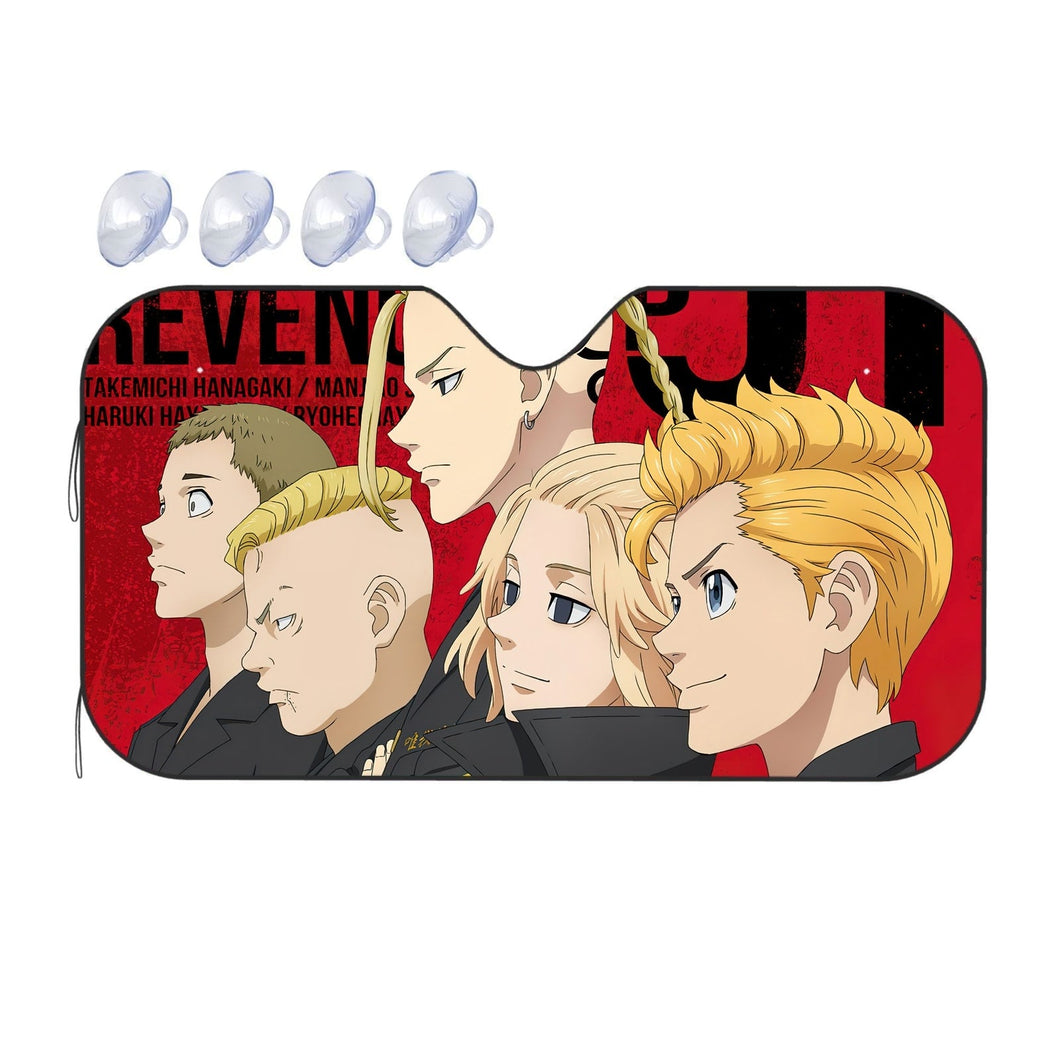 Anime Tokyo Revengers Car Sunshade