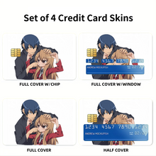 Load image into Gallery viewer, Anime Toradora! Credit Card Skins (4-in-1 Pack)
