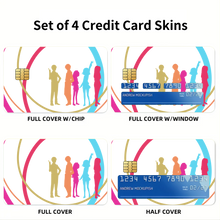 Load image into Gallery viewer, Anime Toradora! Credit Card Skins (4-in-1 Pack)
