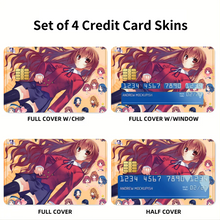 Load image into Gallery viewer, Anime Toradora! Credit Card Skins (4-in-1 Pack)
