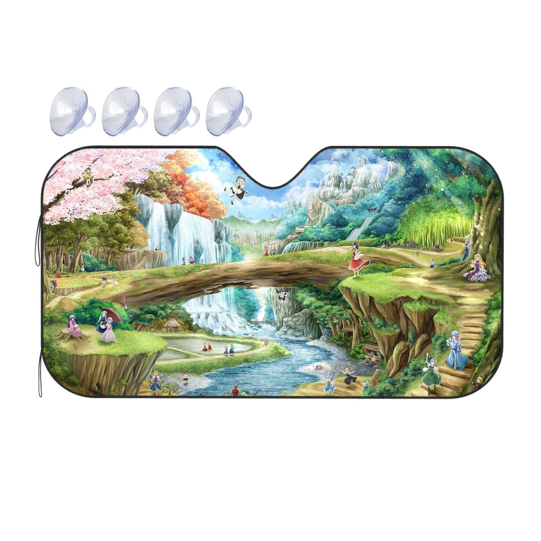 Anime Touhou Car Sunshade