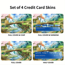 Load image into Gallery viewer, Anime Touhou Credit Card Skins (4-in-1 Pack)
