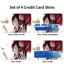 Load image into Gallery viewer, Anime Touhou Credit Card Skins (4-in-1 Pack)
