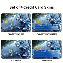 Load image into Gallery viewer, Anime Touhou Credit Card Skins (4-in-1 Pack)
