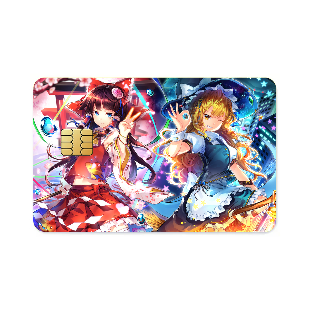 Anime Touhou  Credit Card Skins (4-in-1 Pack)