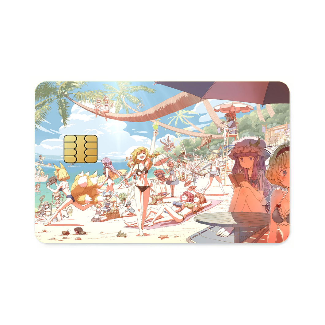Anime Touhour Credit Card Skins (4-in-1 Pack)