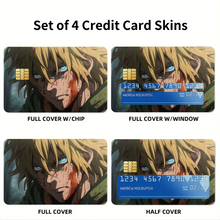 Load image into Gallery viewer, Anime Vinland Saga Credit Card Skins (4-in-1 Pack)
