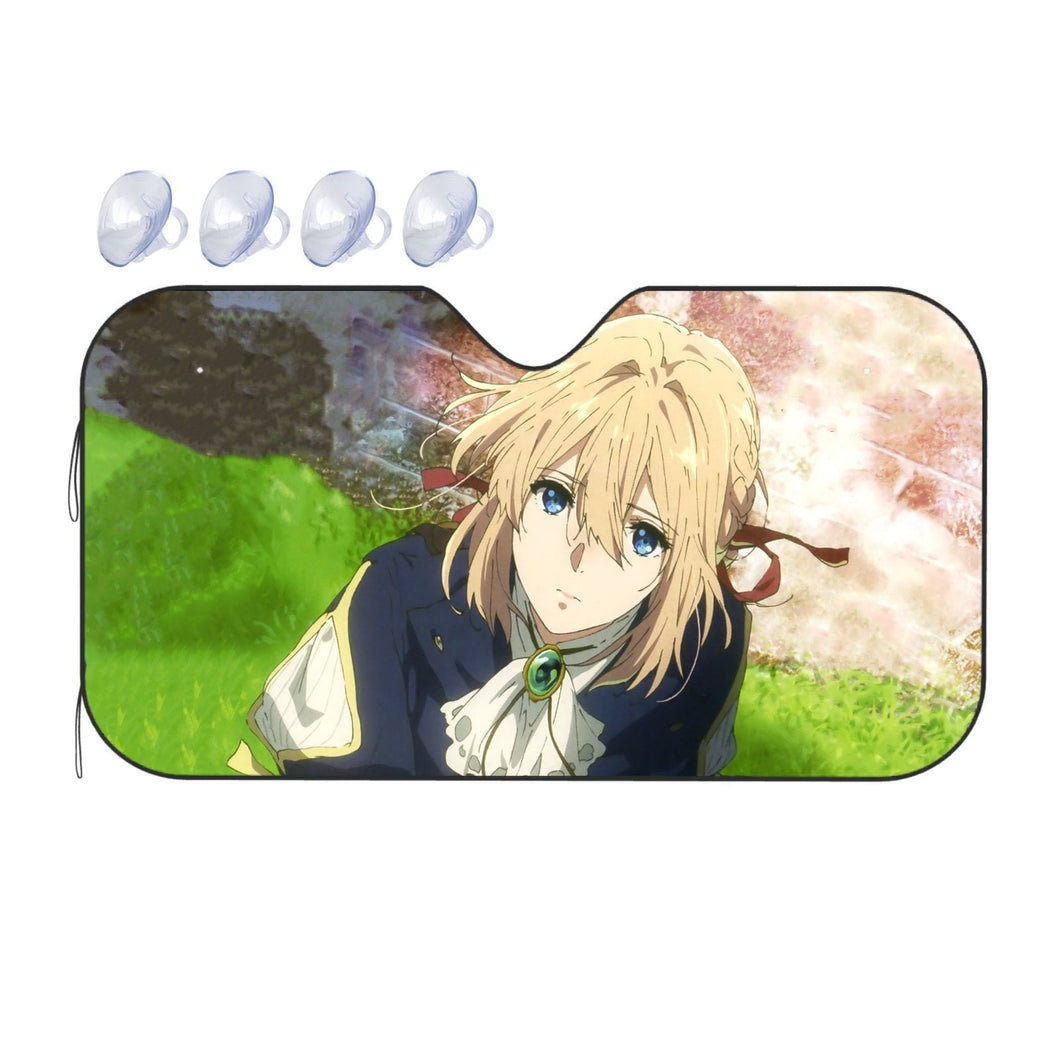 Anime Violet Evergarden Car Sunshade