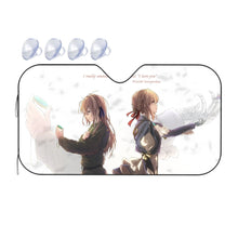 Load image into Gallery viewer, Anime Violet Evergarden  Car Sunshade
