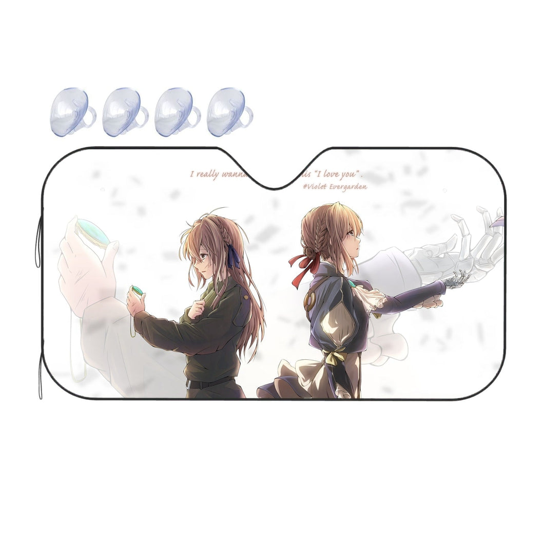 Anime Violet Evergarden  Car Sunshade