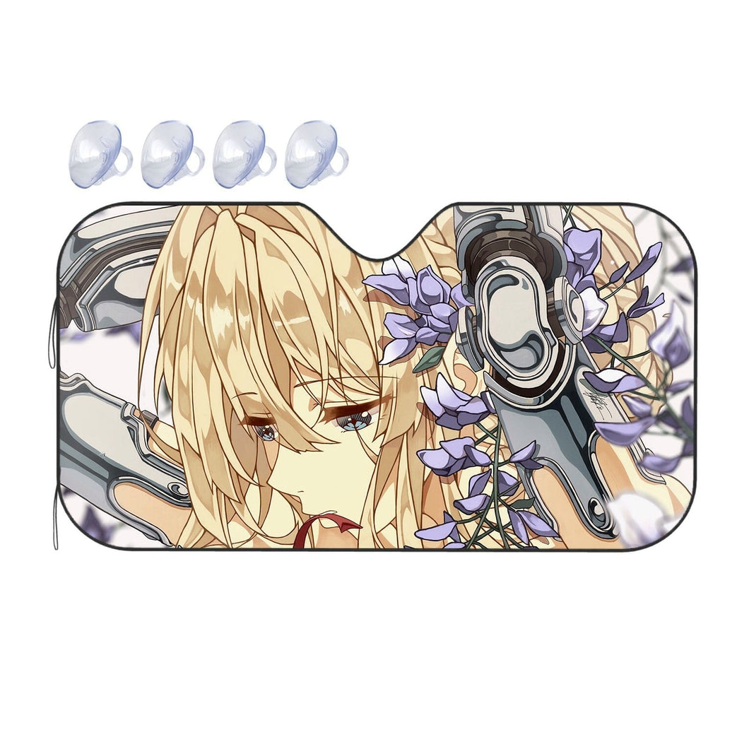 Anime Violet Evergarden Car Sunshade