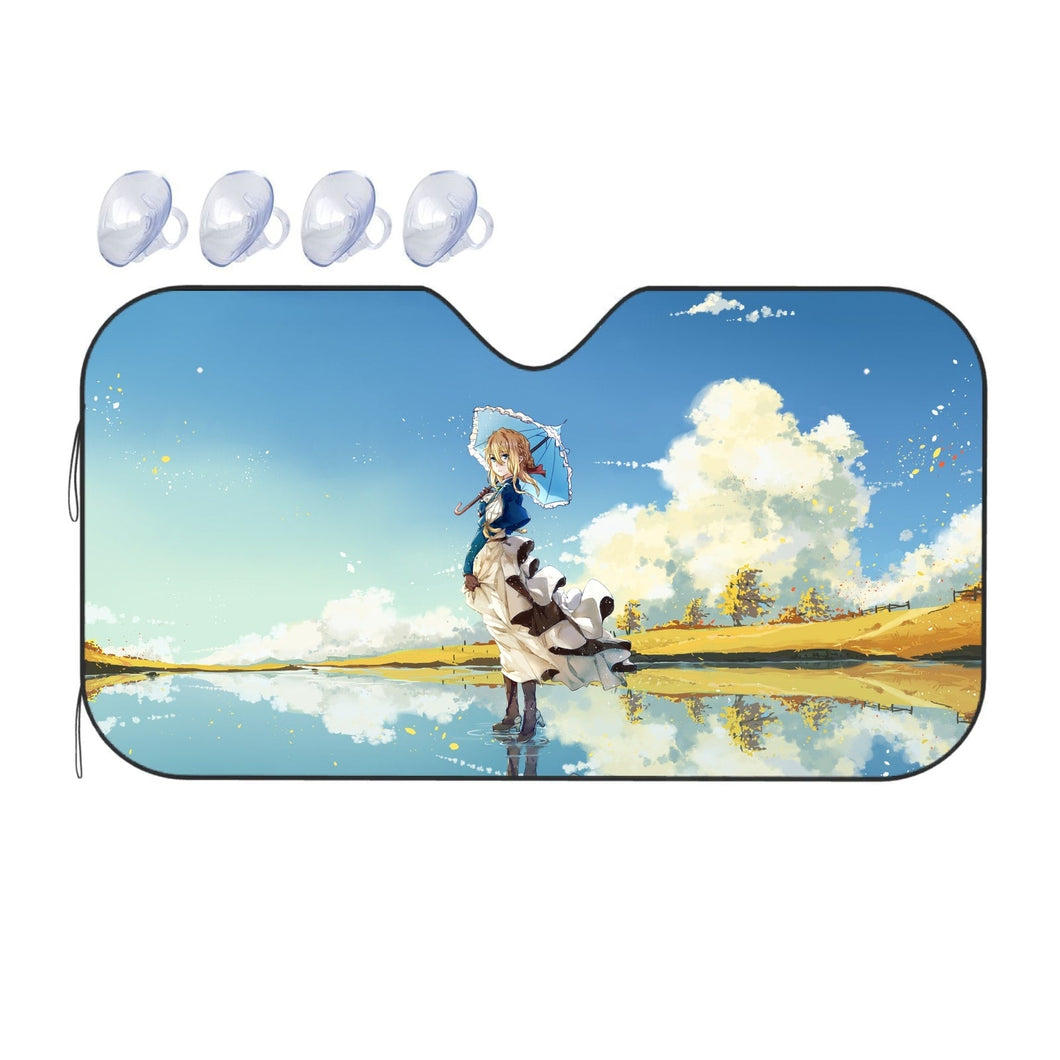 Anime Violet Evergarden  Car Sunshade