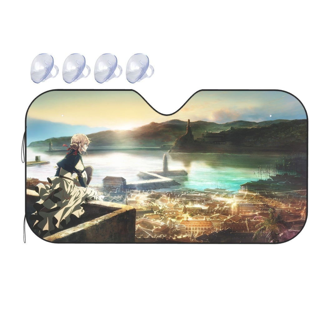 Anime Violet Evergarden Car Sunshade