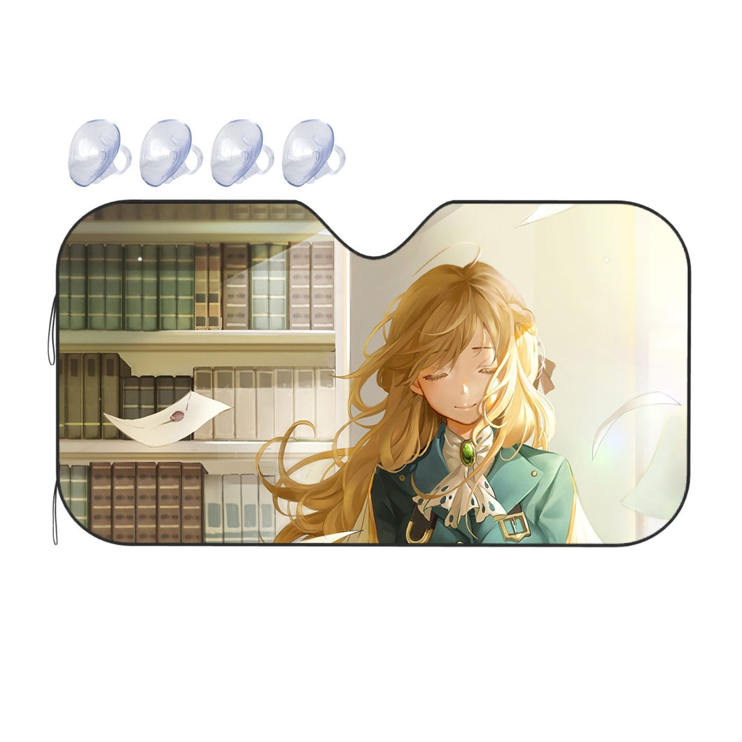 Anime Violet Evergardenr Car Sunshade