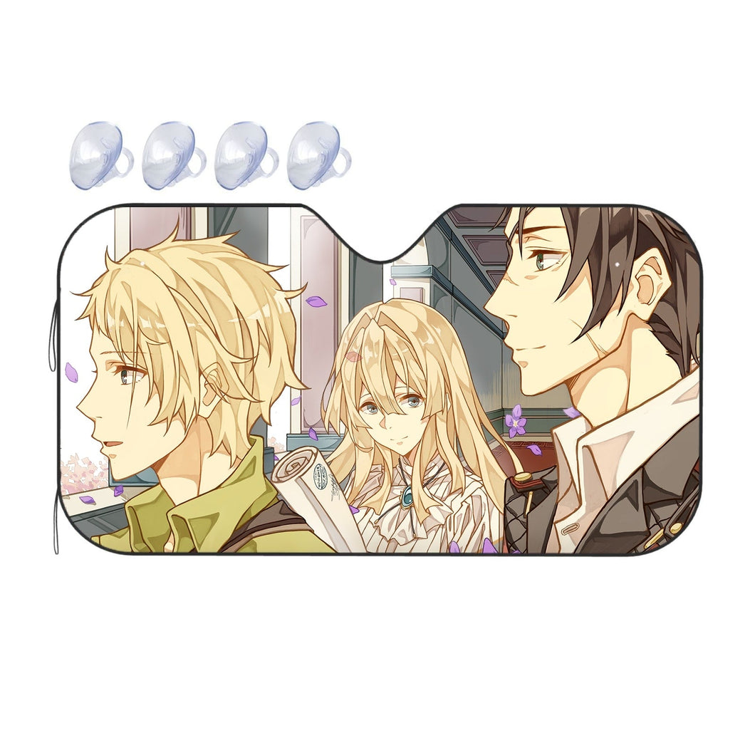 Anime Violet Evergardenr Car Sunshade