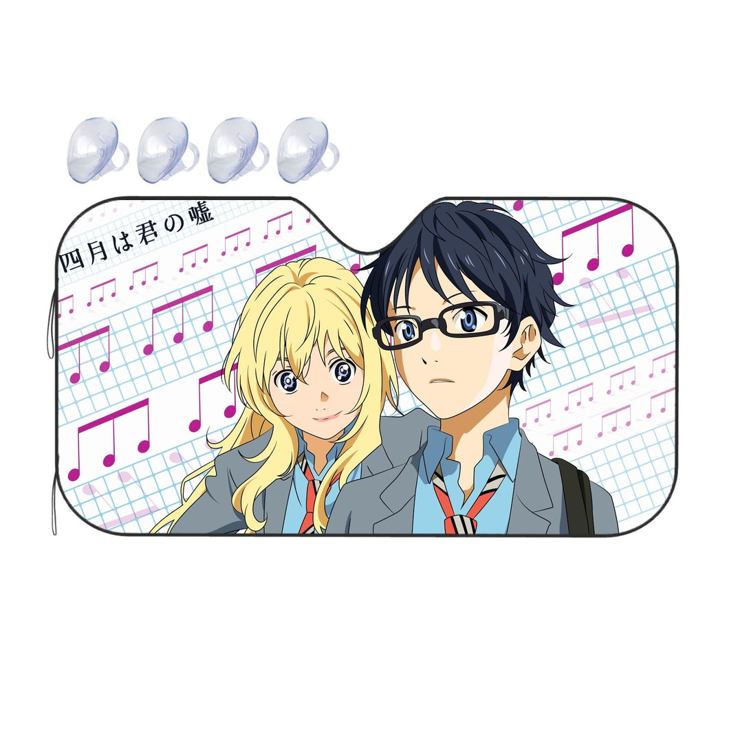 Anime Your Lie in April  Car Sunshade