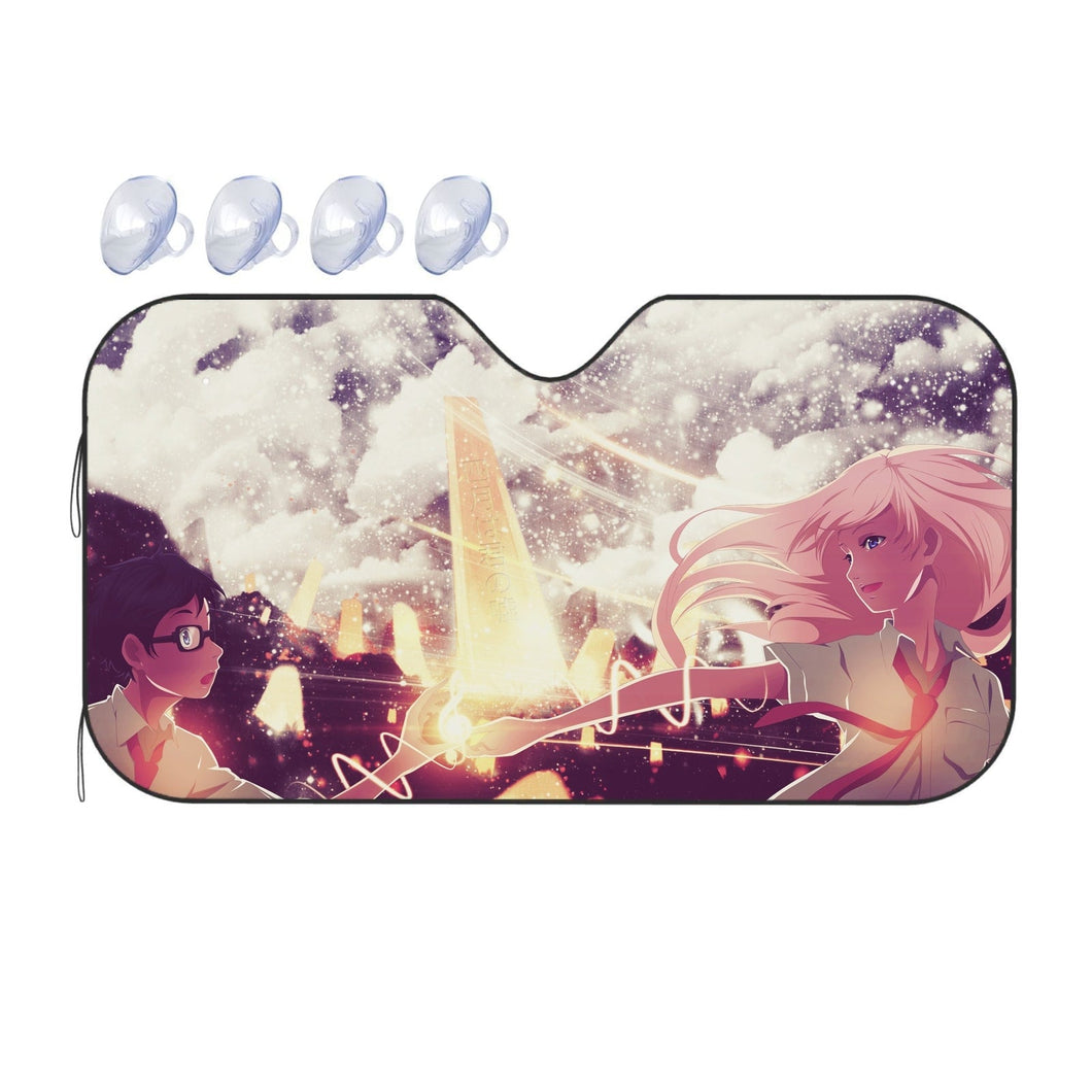 Anime Your Lie in April Car Sunshade