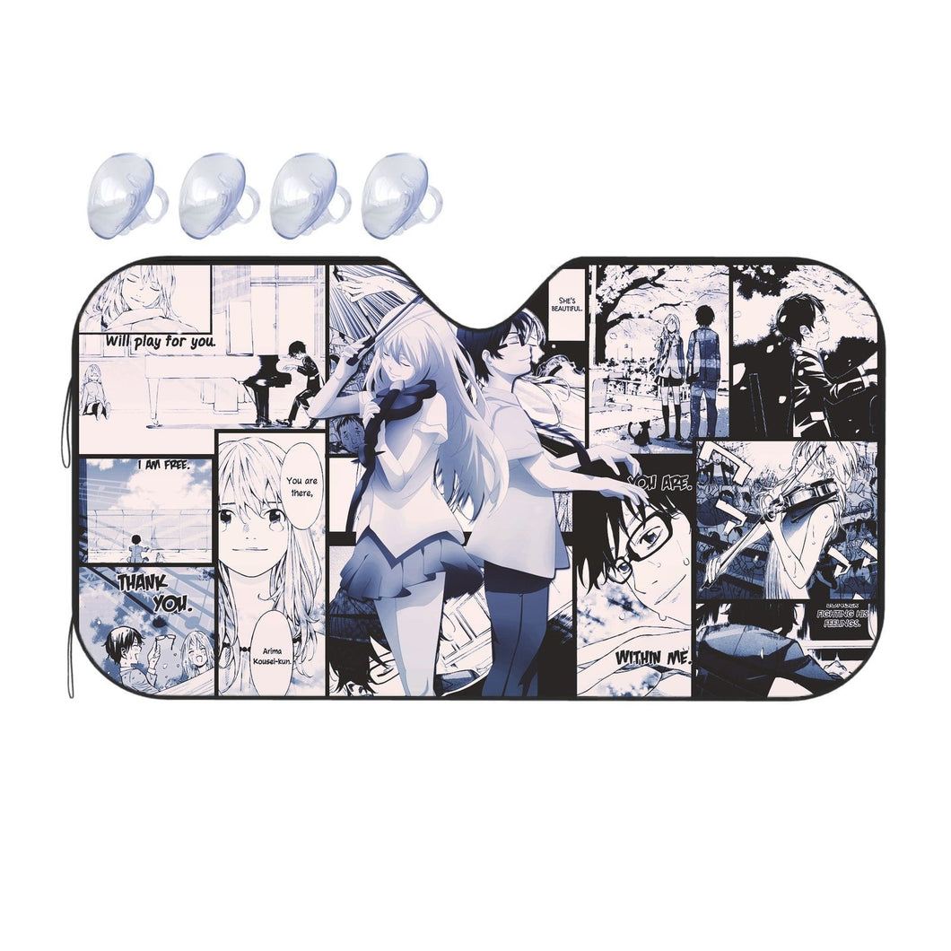 Anime Your Lie in April  Car Sunshade