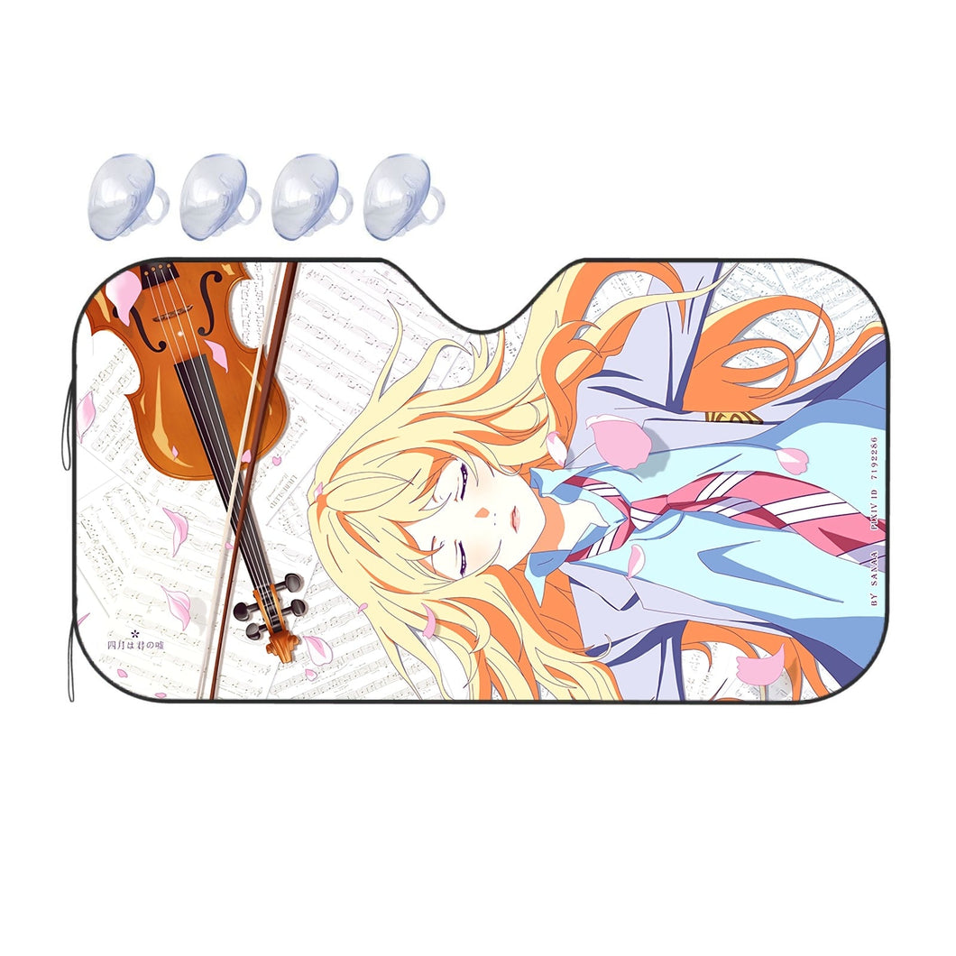 Anime Your Lie in April  Car Sunshade