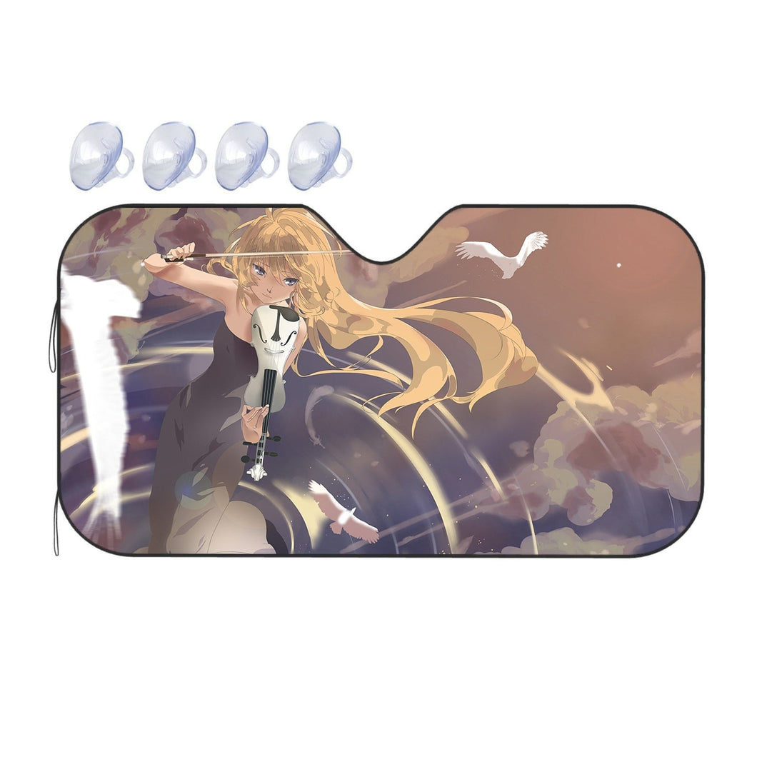 Anime Your Lie in April Car Sunshade