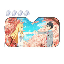 Load image into Gallery viewer, Anime Your Lie in April  Car Sunshade
