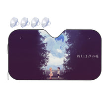Load image into Gallery viewer, Anime Your Lie in April  Car Sunshade
