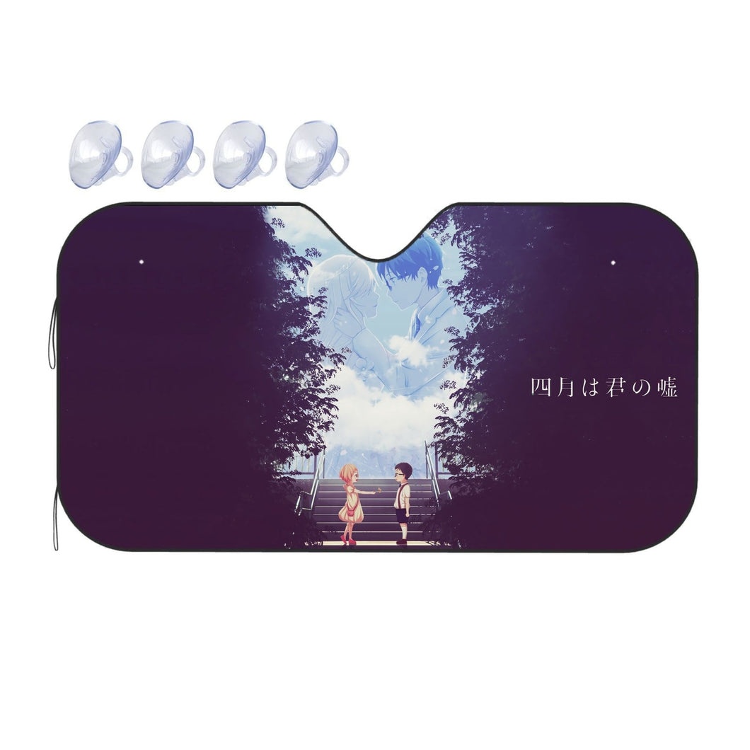 Anime Your Lie in April  Car Sunshade