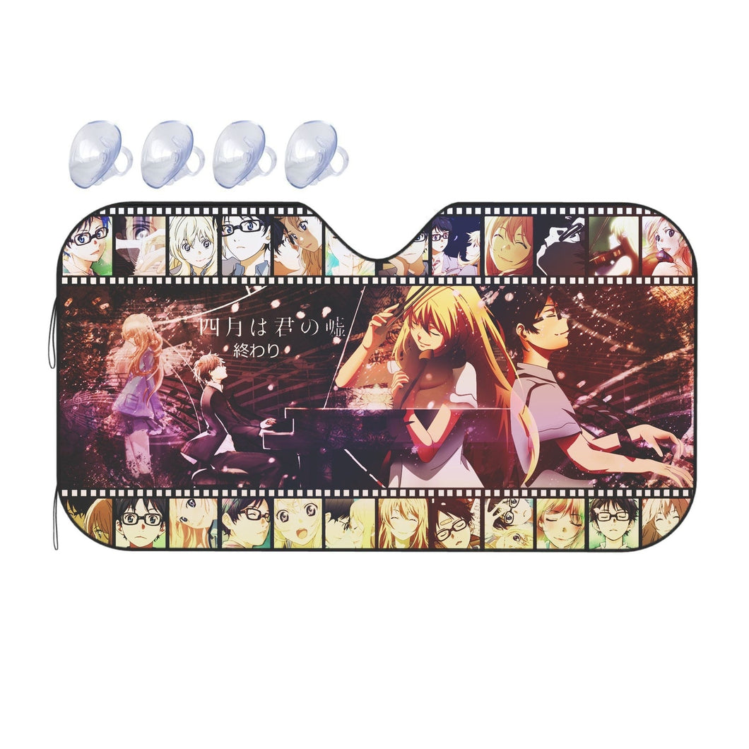 Anime Your Lie in April  Car Sunshade