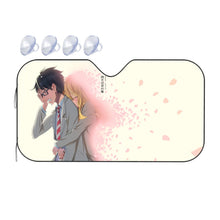 Load image into Gallery viewer, Anime Your Lie in April Car Sunshade
