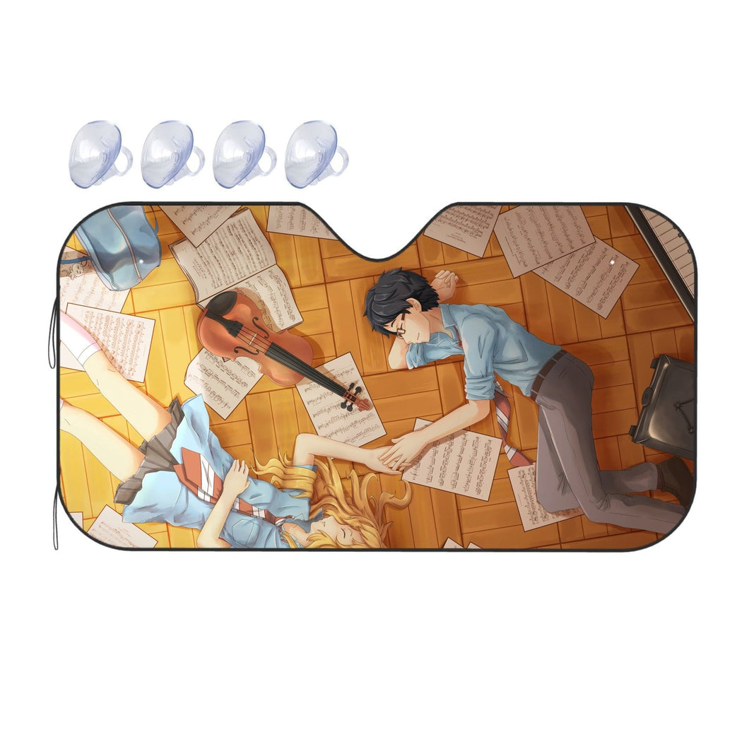 Anime Your Lie in April  Car Sunshade