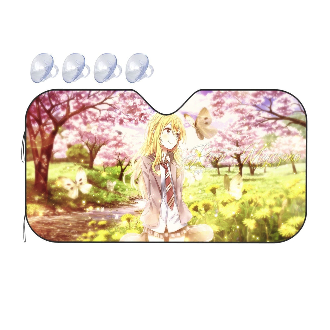 Anime Your Lie in April  Car Sunshade
