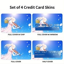 Load image into Gallery viewer, Anime Your Lie in April  Credit Card Skins (4-in-1 Pack)
