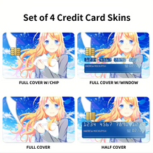 Load image into Gallery viewer, Anime Your Lie in April  Credit Card Skins (4-in-1 Pack)
