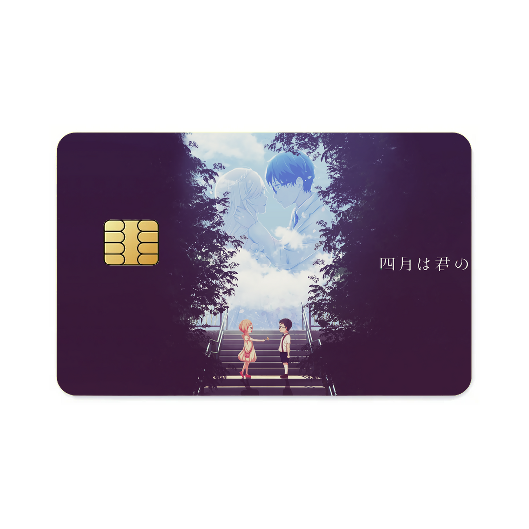 Anime Your Lie in April  Credit Card Skins (4-in-1 Pack)
