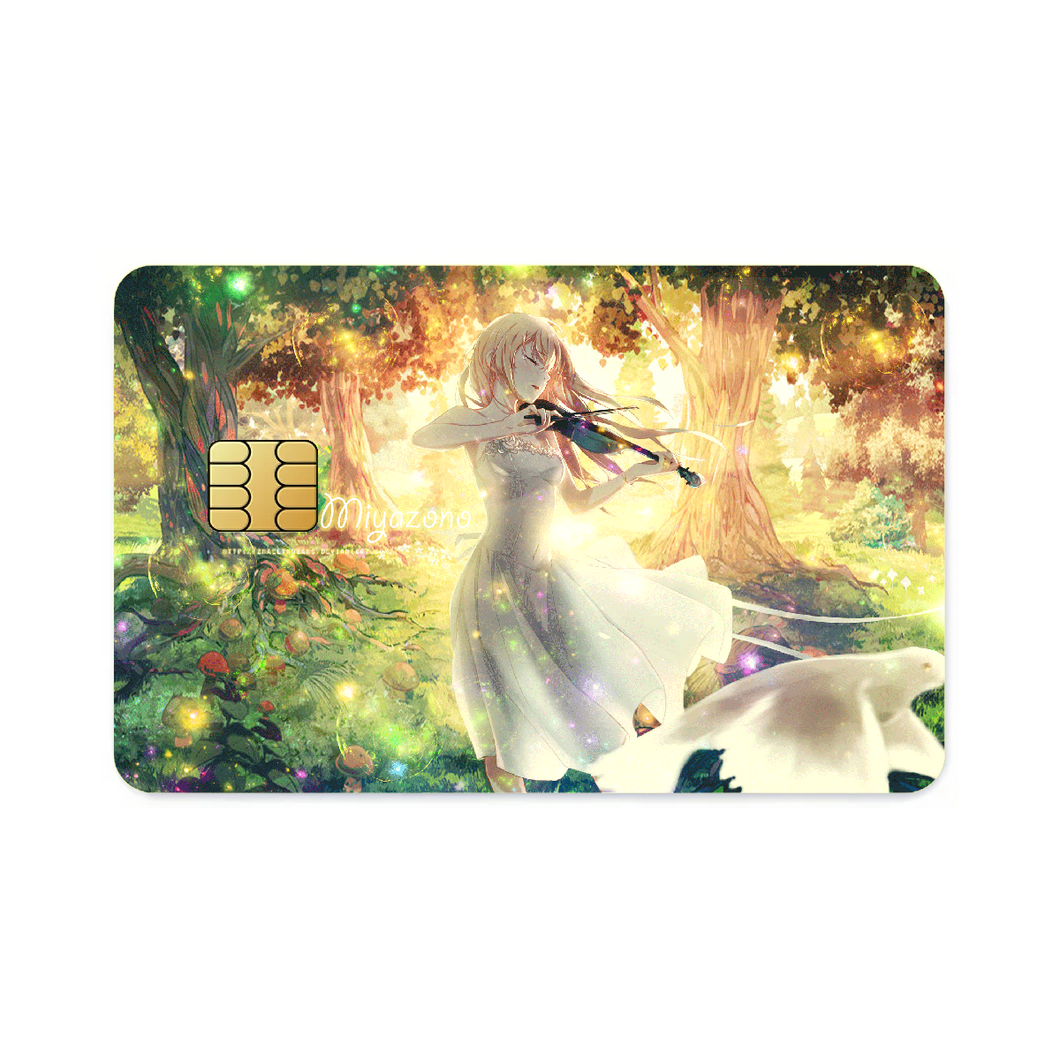 Anime Your Lie in April  Credit Card Skins (4-in-1 Pack)