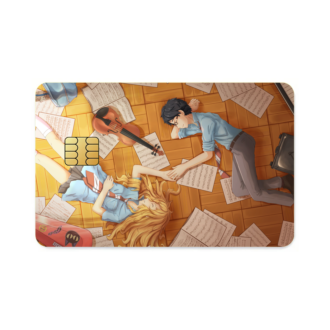 Anime Your Lie in April  Credit Card Skins (4-in-1 Pack)