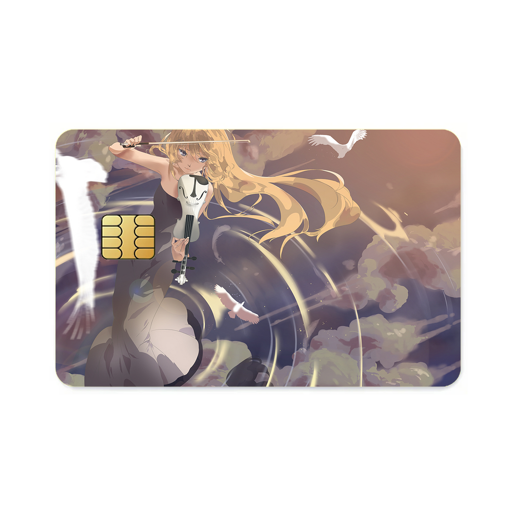Anime Your Lie in April Credit Card Skins (4-in-1 Pack)