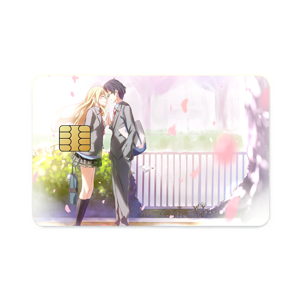 Anime Your Lie in April  Credit Card Skins (4-in-1 Pack)